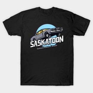 Saskatoon Street Revival Vintage Comic Branding T-Shirt